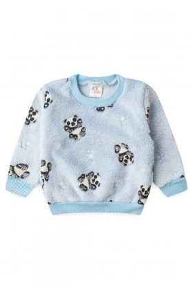 Conjunto Casaco e Calça Fleece - Panda - Ame Kids