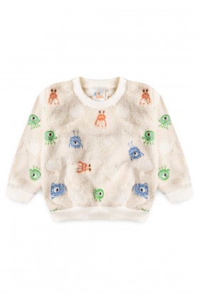 Conjunto Casaco e Calça Fleece - Aliens - Ame Kids