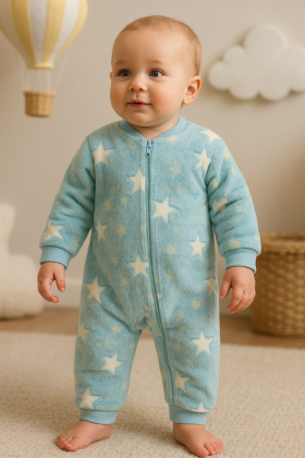 Macacão Fleece - Estrela - Ame Kids