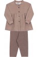 Conjunto Casaco Dupla Face - Bege - Randa Mundu