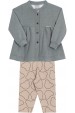 Conjunto Casaco Dupla Face - Verde - Randa Mundu