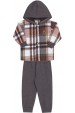 Conjunto Masculino Casaco Flanela - Ambar - Randa Mundu