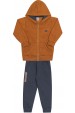 Conjunto Casaco Matelasse Dino - Caramelo - Randa Mundu