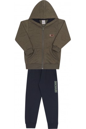 Conjunto Casaco Matelasse Dino - Verde - Randa Mundu