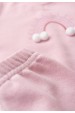 Conjunto Blusa Pompom Manga Longa e Calça Moletom - Rosa Bebê - Ame Kids