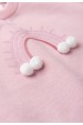Conjunto Blusa Pompom Manga Longa e Calça Moletom - Rosa Bebê - Ame Kids