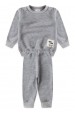 Conjunto Blusa Manga Longa e Calça Moletom - Mescla - Ame Kids