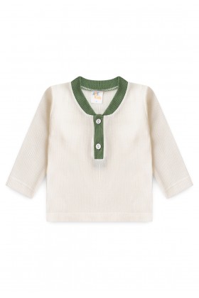 Conjunto Blusa Manga Longa e Calça Moscou - Verde - Ame Kids