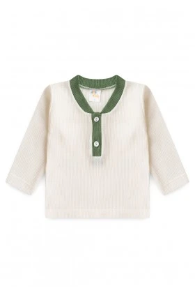 Conjunto Blusa Manga Longa e Calça Moscou - Verde - Ame Kids