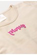 Conjunto Blusa Princess e Calça  Menina - Areia - Ame Kids