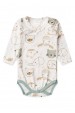 Conjunto Body Canelado Menino - Bichinhos - Ame Kids