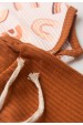 Conjunto Body Canelado Menino - Avelã- Ame Kids