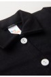 Conjunto Casaco Botões e Calça Moletom - Preto - Ame Kids