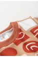 Conjunto Blusa Estampada Manga Longa e Calça - Avelã - Ame Kids