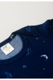 Conjunto Canelado Light Longo - Espaço Azul Marinho - Ame Kids
