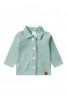 Conjunto Casaco Botões e Calça Moletom - Verde Jade - Ame Kids