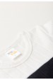 Conjunto de Blusa e Shorts Canelado Tricolor - Off-White - Ame Kids
