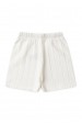 Conjunto de Blusa e Shorts Canelado Tricolor - Off-White - Ame Kids