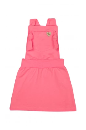 Salopete Moletinho - Pink - Ame Kids