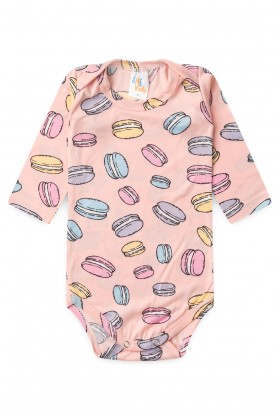 Conjunto Suede Light Longo Estampado - Docinhos Rosa - Ame Kids