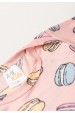 Conjunto Suede Light Longo Estampado - Docinhos Rosa - Ame Kids