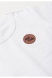 Conjunto de Meia Malha e Moletinho Ecosustentável Listrado - Branco - Ame Kids
