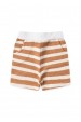 Conjunto de Meia Malha e Moletinho Ecosustentável Listrado - Branco - Ame Kids