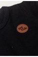 Conjunto de Meia Malha e Moletinho Ecosustentável Listrado - Preto - Ame Kids
