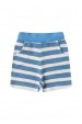Conjunto de Meia Malha e Moletinho Ecosustentável Listrado - Azul - Ame Kids