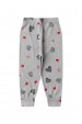 Conjunto Canelado Light Longo - Coração Mescla - Ame Kids