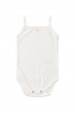 Conjunto Body Alcinha Canelado Curto Menina - Avelã - Ame Kids