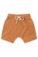 Conjunto Body Canelado Curto Menino - Arco Avelã - Ame Kids