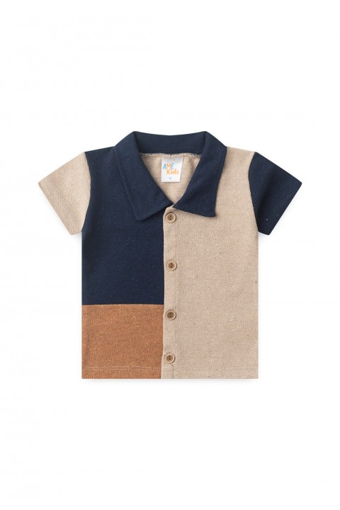 Conjunto Blusa e Short Ecosustentável Ecosustentável - Areia - Ame Kids