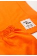 Conjunto de Blusa e Shorts Meia Malha Menino - Laranja - Ame Kids