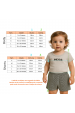 Conjunto Body Canelado e Short Sustentável - Bege e Verde - Ame Kids