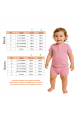 Conjunto Blusa com Botões e Shorts Canelado Menina - Rosa Bebê - Ame Kids