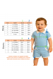 Conjunto de Blusa Polo e Shorts Marrocos Menino - Verde Jade - Ame Kids