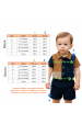 Conjunto Blusa e Short Ecosustentável Ecosustentável - Avelã - Ame Kids