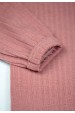 Conjunto Body Canelado Menina - Rosê - Ame Kids