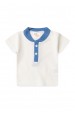 Conjunto de Blusa e Shorts Moscou Menino - Botões Azul - Ame Kids