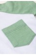Conjunto de Blusa e Shorts Meia Malha Menino - Bolso Verde - Ame Kids