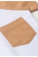 Conjunto de Blusa e Shorts Meia Malha Menino - Bolso Avelã - Ame Kids