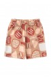 Conjunto de Blusa e Shorts Estampado Menino - Avelã - Ame Kids