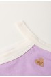 Conjunto Cropped Shorts Menina - Lilás - Ame Kids