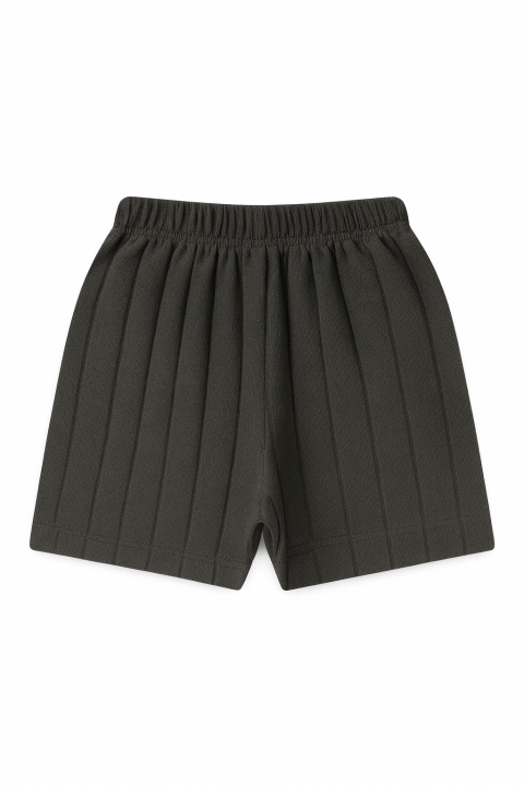 Conjunto Regata Milano e Shorts Menino - Chumbo - Ame Kids