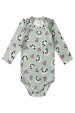 Conjunto Canelado Light Longo - Pandinha Verde - Ame Kids