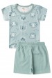 Conjunto de Blusa e Shorts  Menino - Bihcinhos Jade - Ame Kids