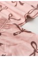 Conjunto Bata Shorts Verão Bebê - Lacinho Rosê - Ame Kids