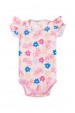Conjunto Body Canelado Curto Menina - Corações - Ame Kids