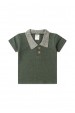 Conjunto Blusa Polo e Short Ecosustentável Ecosustentável - Verde - Ame Kids